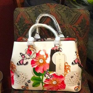 LE MIEL 3 in 1 Shoulder bag 1 Crossbody bag double zip wallet